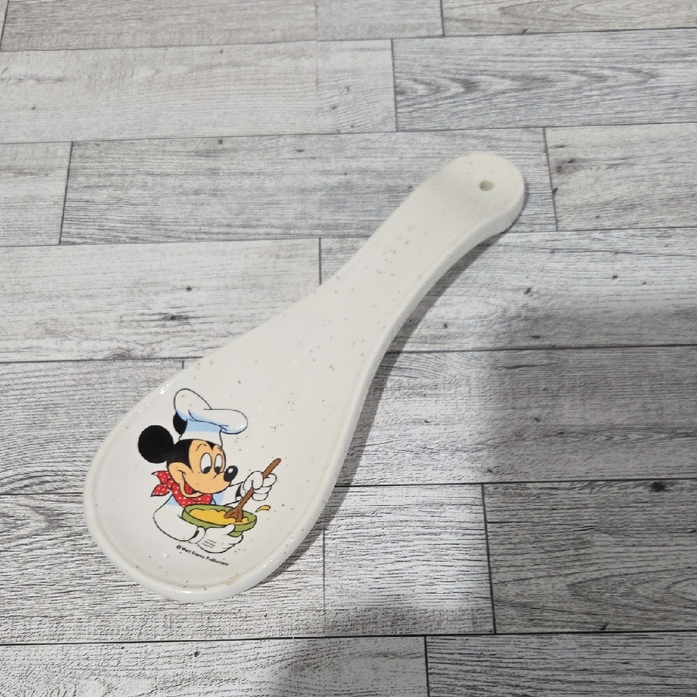 Disney Chef Mickey Mouse Ceramic Spoon Rest